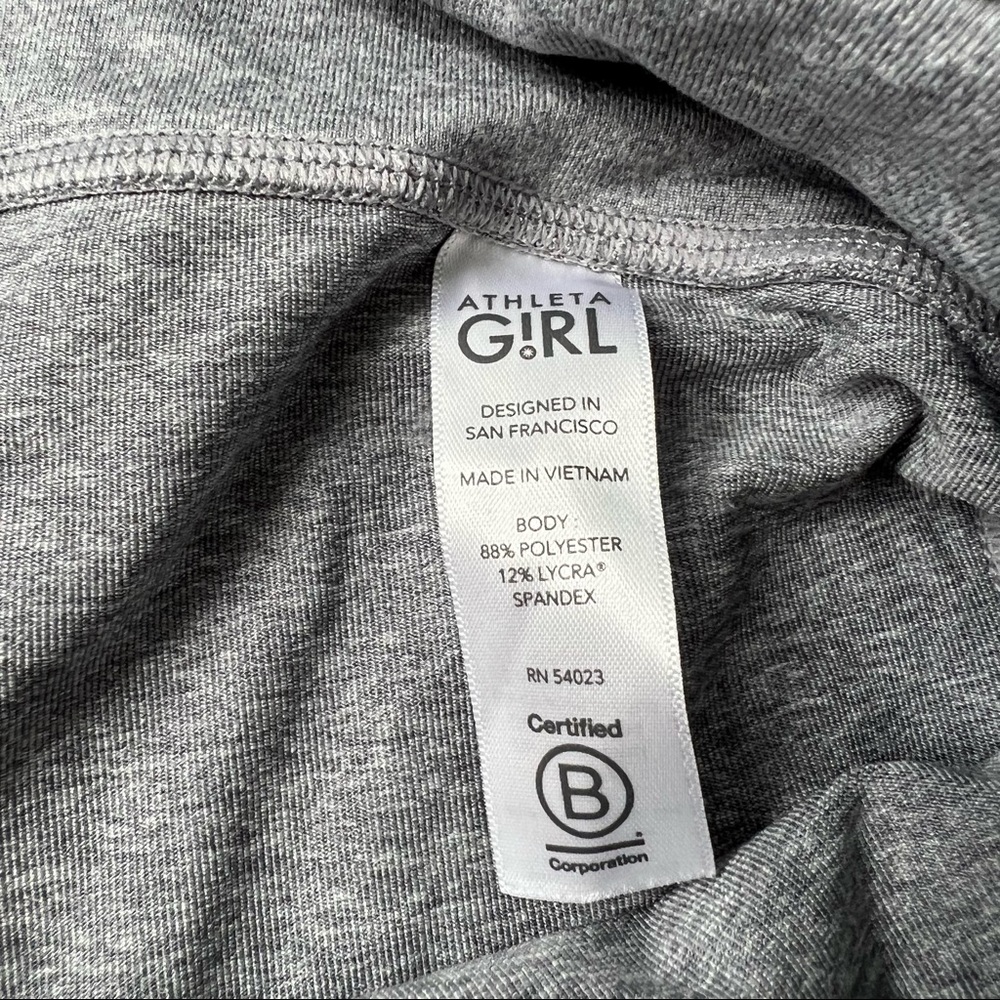 Athleta Girl Fold You So Tight gray leggings XXL 16 - Picture 6 of 8